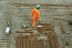 Man working on Construction